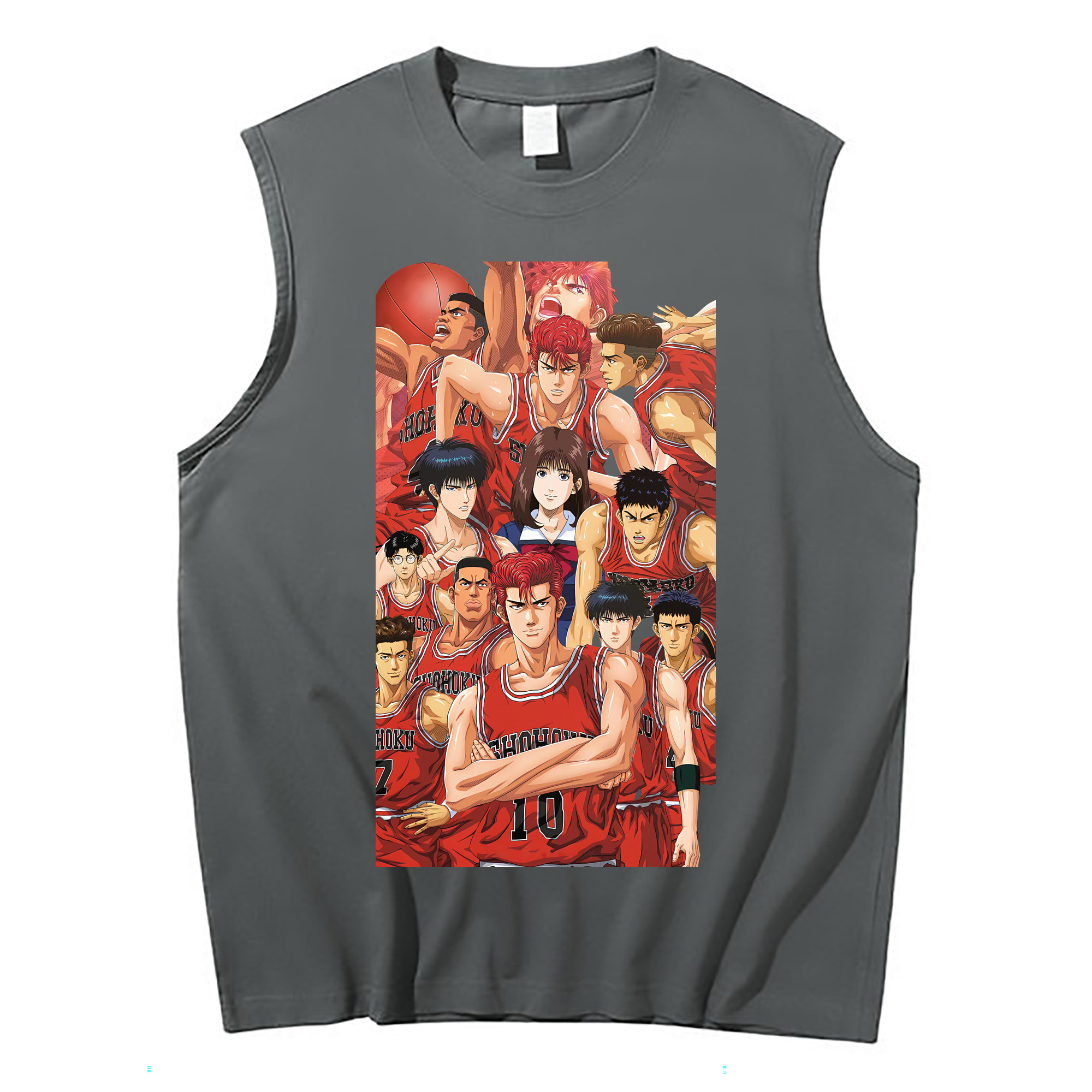 （画像用） SLAM DUNK／スラムダンク コットン100％タンクトップ（フロントプリント）